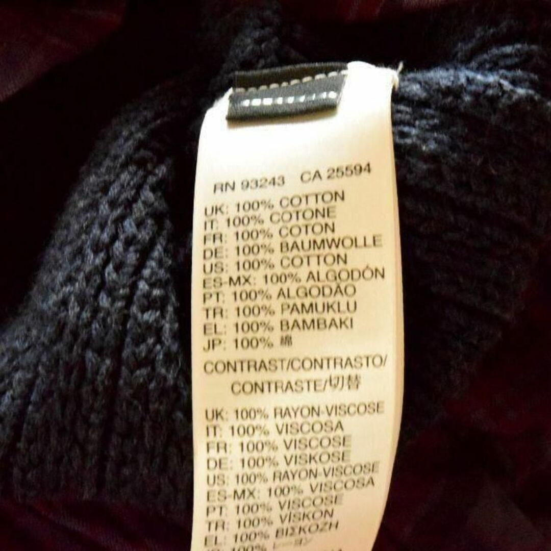 DIESEL(ディーゼル)のディーゼル 重ね着風 ケーブルニット 長袖 セーター プルオーバー XS レディースのトップス(ニット/セーター)の商品写真