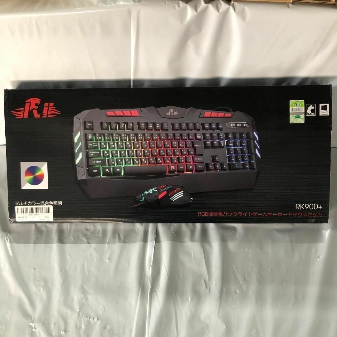 有線ゲーミングキーボードとマウスのコンボ RGB LEDバックライトの通販