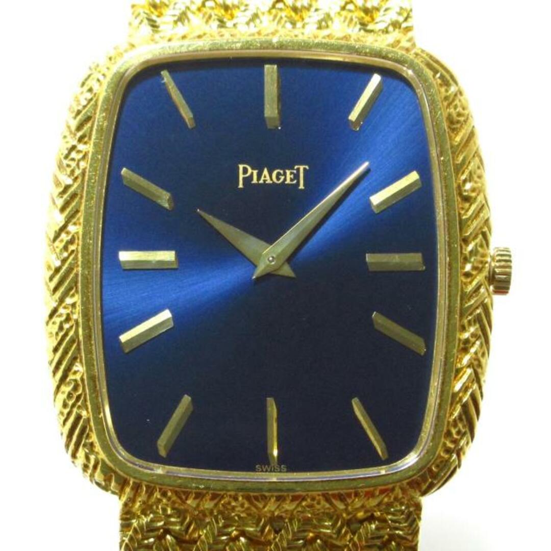 PIAGET - ピアジェ 腕時計 - メンズ 金無垢 ネイビーの通販 by PIAGET - ピアジェ 腕時計 - メンズ 金無垢 ネイビーの通販 by