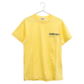 アンブッシュ(AMBUSH)のAMBUSH アンブッシュ 21AW JERSEY WORKSHOP TEE ジャージワークショップ半袖Tシャツ イエロー BMAA007F21JER001(Tシャツ/カットソー(半袖/袖なし))