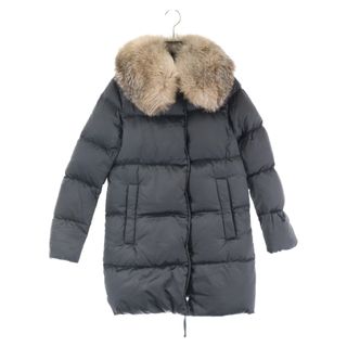 モンクレール(MONCLER)のMONCLER モンクレール 18AW LORIOT レディース ロリオット ファー付きダウンコート ブラック D20934690320(その他)