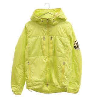 モンクレール(MONCLER)のMONCLER モンクレール 1952 LAFOND GIUBBOTTO E10914193105 アームロゴ ジップアップダウンジャケット イエロー(ナイロンジャケット)