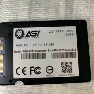 使用僅か 内蔵SSD 120GB 2.5インチ SATA3 AGI①(PCパーツ)