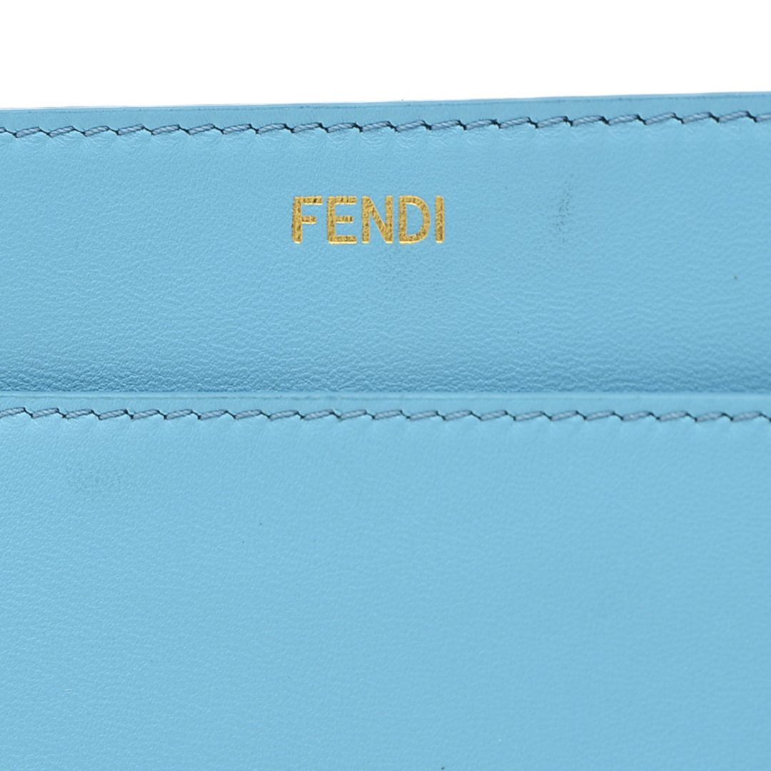 FENDI(フェンディ)のフェンディ ピーカブーポケット レザー ブルー 7AR907 レディースのファッション小物(その他)の商品写真