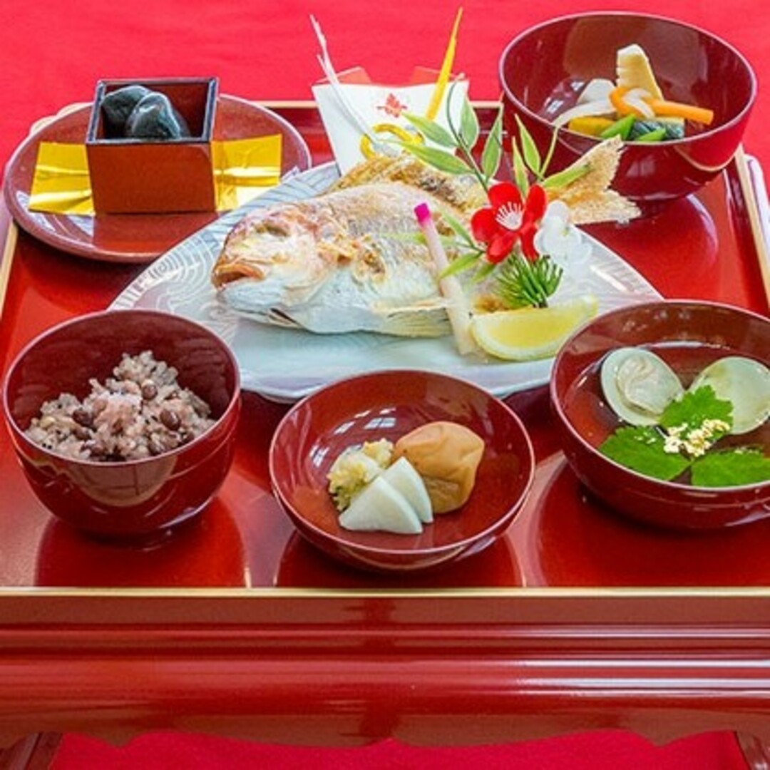 ☆基本セット☆お食い初めに尾飾りとヒレ飾りはお祝い鯛の ☆基本セット☆お食い初めに尾飾りとヒレ飾りはお祝い鯛の