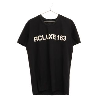 LUXE163AKMBB リュクス163エイケイエムブラウンバニー 18AW HYBRID NECK TEE PUNK LOGO ハイブリッドネック パンクロゴ 半袖Tシャツ カットソー AJ086 ブラック(Tシャツ/カットソー(半袖/袖なし))