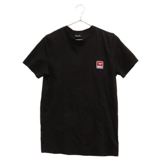 ディーゼル(DIESEL)のDIESEL ディーゼル T-DIEGO-DIV フロントエンブロイダリーロゴ 半袖Tシャツ ブラック(Tシャツ/カットソー(半袖/袖なし))