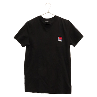 ディーゼル(DIESEL)のDIESEL ディーゼル T-DIEGO-DIV フロントエンブロイダリーロゴ 半袖Tシャツ ブラック(Tシャツ/カットソー(半袖/袖なし))