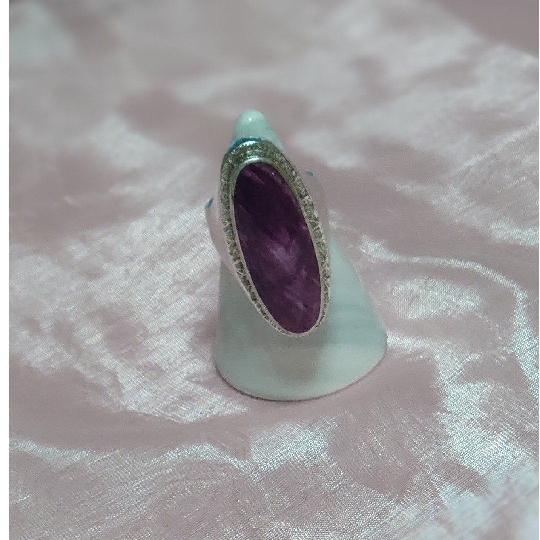 シルバー950 & アメジスト ストーン  ジュエリー  リング silver レディースのアクセサリー(リング(指輪))の商品写真