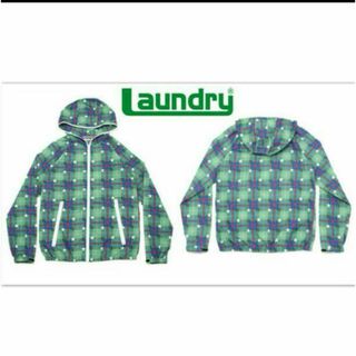 ランドリー(LAUNDRY)のランドリーLAUNDRY★総柄撥水ナイロンブルゾンL★ 男女兼用(ナイロンジャケット)