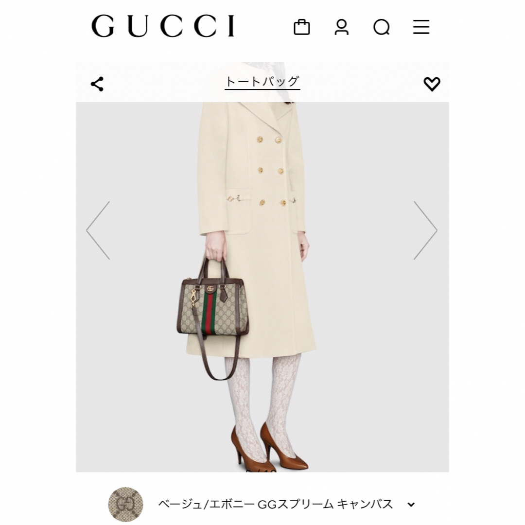 Gucci(グッチ)の⭐️【GUCCI】グッチ入手困難⭐︎オフィディア☆貴重な白⭐️ レディースのバッグ(ショルダーバッグ)の商品写真