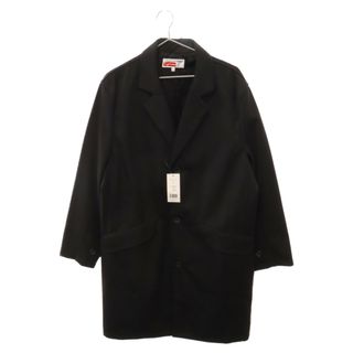 シュプリーム(Supreme)のSUPREME シュプリーム 18AW×COMME des GARCONS SHIRT Wool Blend Overcoat コムデギャルソンシャツ ウールブレンドオーバーコート チェスターコート スプリットロゴ ブラック(フライトジャケット)