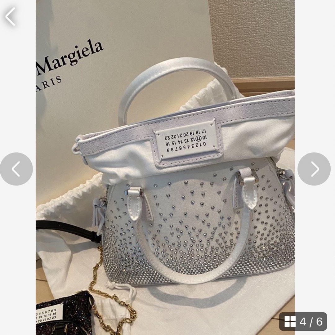 Maison Martin Margiela(マルタンマルジェラ)のmaison margela 5AC マイクロ　ラインストーン　バッグ レディースのバッグ(ハンドバッグ)の商品写真