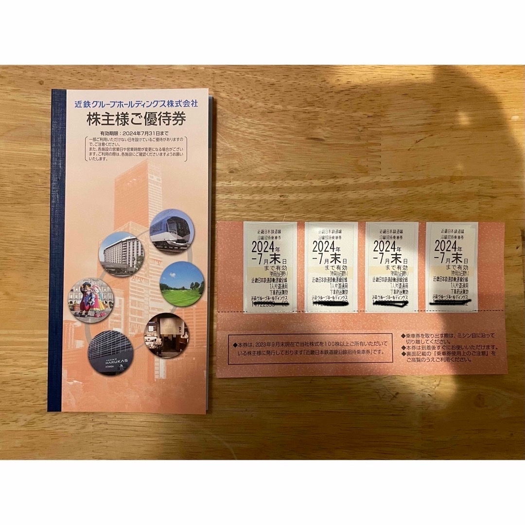 近鉄 株主優待乗車券 最新版 チケットの乗車券/交通券(鉄道乗車券)の商品写真