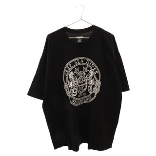 ネイバーフッド(NEIGHBORHOOD)のNEIGHBORHOOD ネイバーフッド NH . TEE SS-16 フロントプリント クルーネック半袖Tシャツ ブラック(Tシャツ/カットソー(半袖/袖なし))