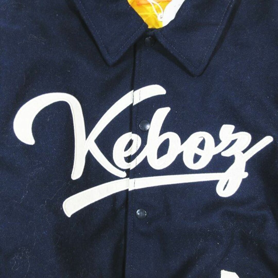 other(アザー)のKEBOZ MELTON & LEATHER VARSITY JACKET XL メンズのジャケット/アウター(スタジャン)の商品写真