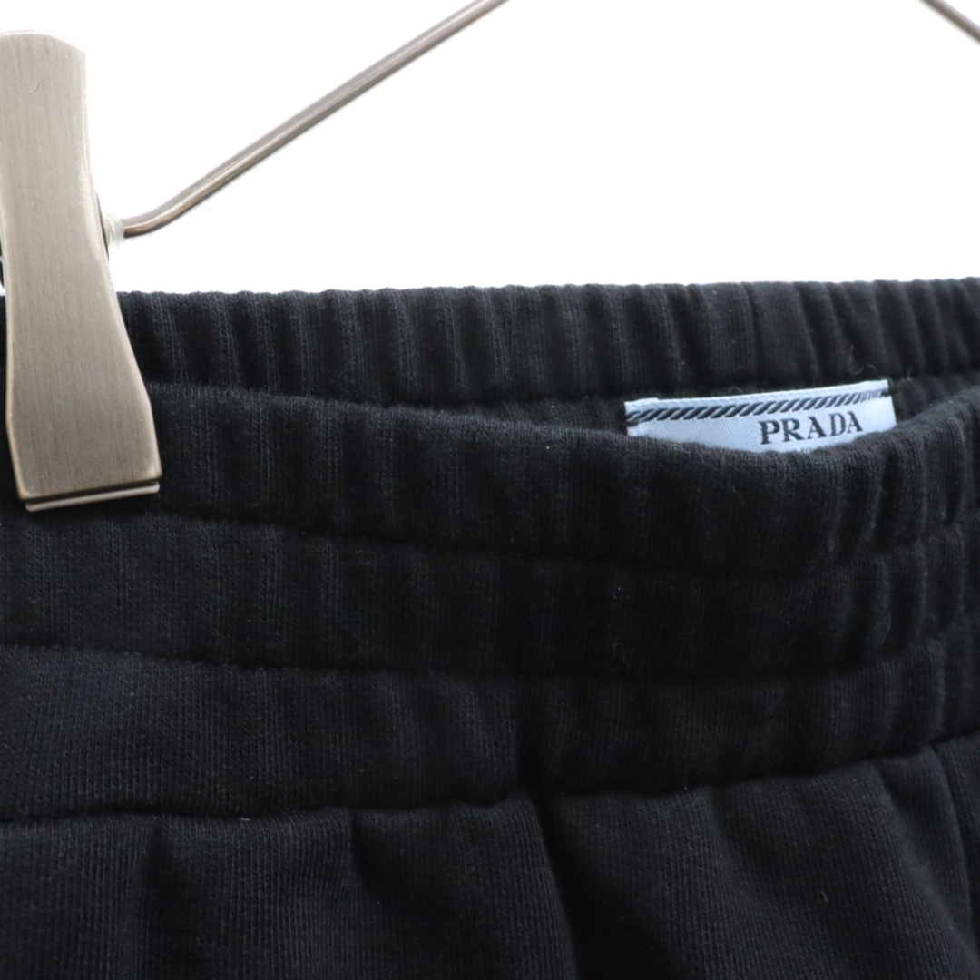 PRADA(プラダ)のPRADA プラダ Cotton Sweat Pants コットンスウェットパンツ 三角ロゴ刺繍 ブラック レディース レディースのパンツ(その他)の商品写真