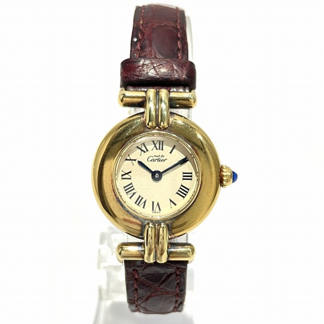 カルティエ Cartier マスト コリゼ ヴェルメイユ 590002 クォーツ 時計 腕時計 レディース 送料無料 【中古】【あす楽】