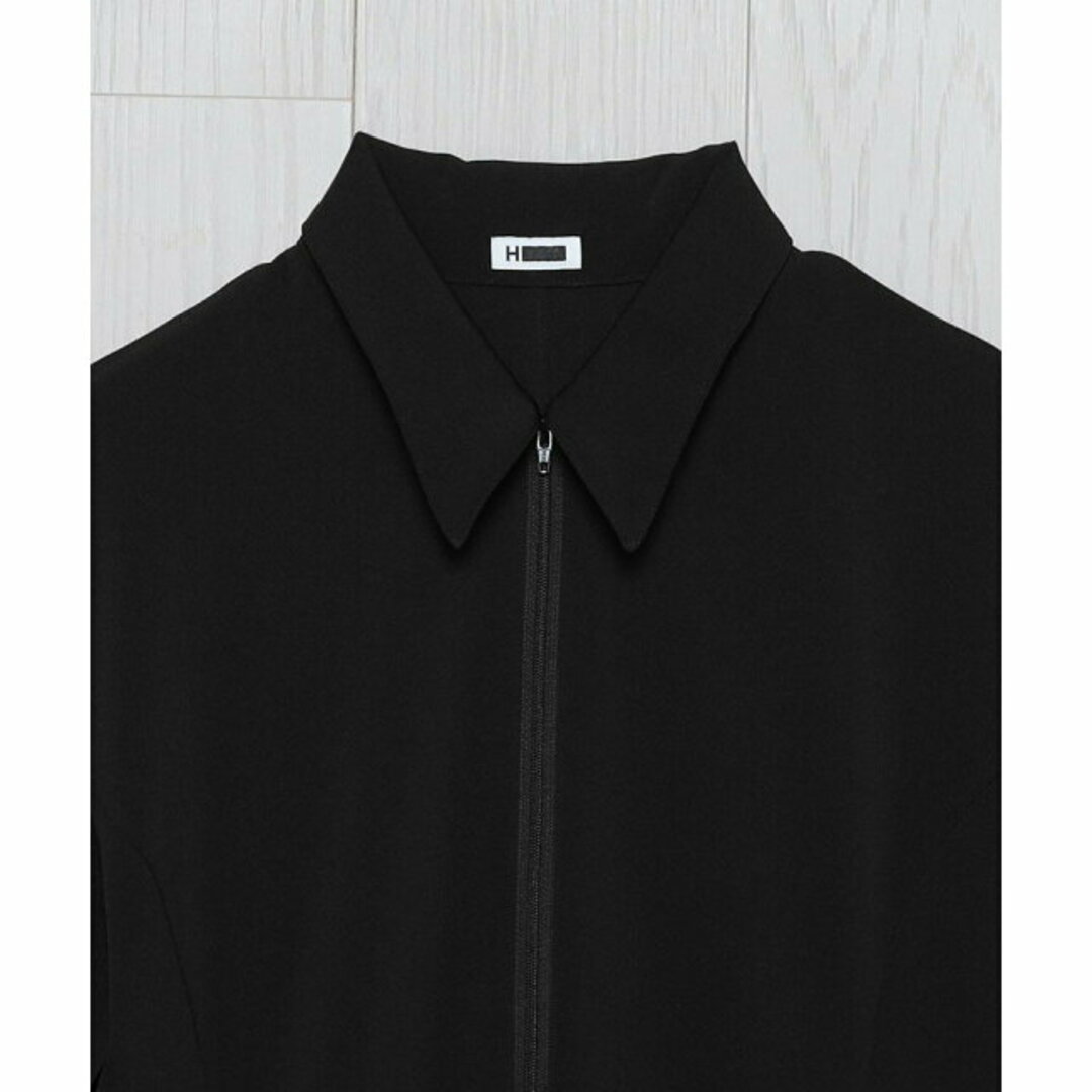 BEAUTY&YOUTH UNITED ARROWS(ビューティアンドユースユナイテッドアローズ)の【BLACK】<H>POLYESTER TWILL MINI DRESS/ワンピース レディースのワンピース(ロングワンピース/マキシワンピース)の商品写真