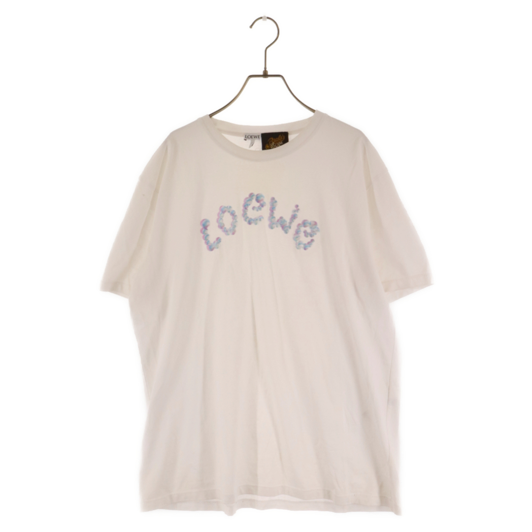 LOEWE ロエベ 23SS フロントマーブルカラー アーチロゴ刺繍オーバーサイズ半袖Tシャツ H616Y22X5421センチ本体