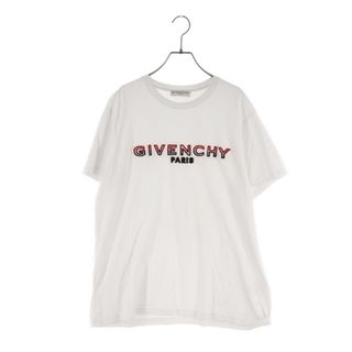 ジバンシィ(GIVENCHY)のGIVENCHY ジバンシィ 20SS グラデーションロゴデザインクルーネック半袖Tシャツ ホワイト BM70UY3002(Tシャツ/カットソー(半袖/袖なし))