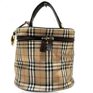 バーバリー Burberry ノバチェック シャドーホース バニティバッグ バッグ ハンドバッグ レディース 送料無料 【中古】【あす楽】