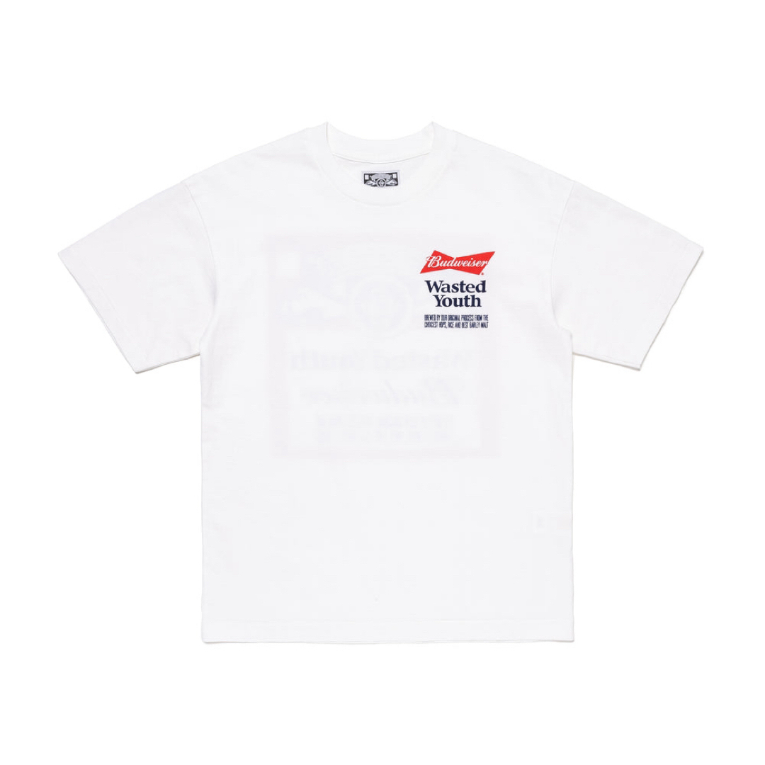 HUMAN MADE(ヒューマンメイド)の2XL WASTED YOUTH BUDWEISER T-SHIRT  メンズのトップス(Tシャツ/カットソー(半袖/袖なし))の商品写真