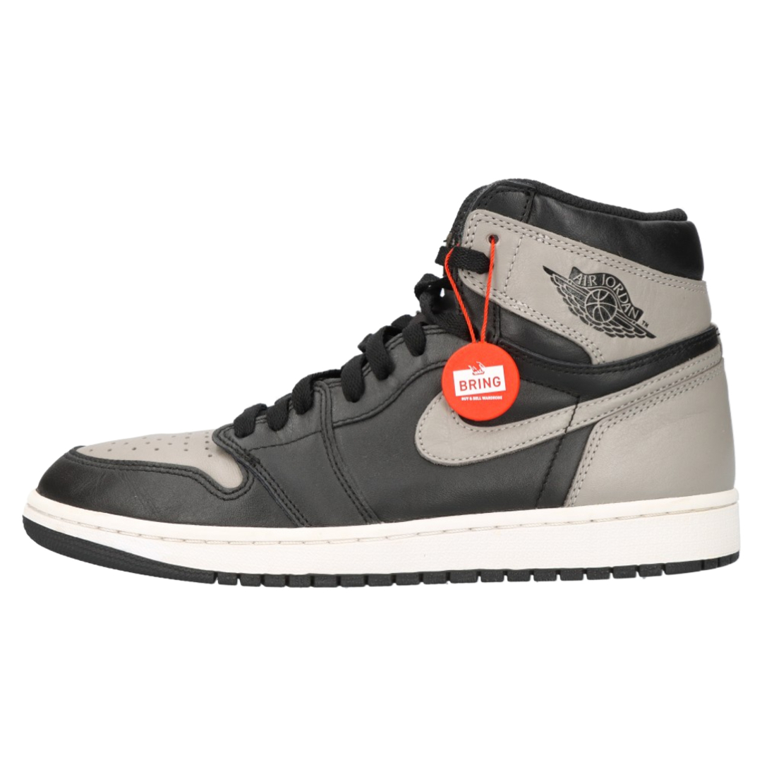 29センチワイズNIKE ナイキ AIR JORDAN 1 RETRO HIGH OG SHADOW 555088-013 エアジョーダン1 ハイカットスニーカー シャドウ グレー/ブラック US9/27cm