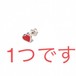 ヒューマンメイド(HUMAN MADE)のヒューマンメイド　HEART SILVER EARRING(ピアス)