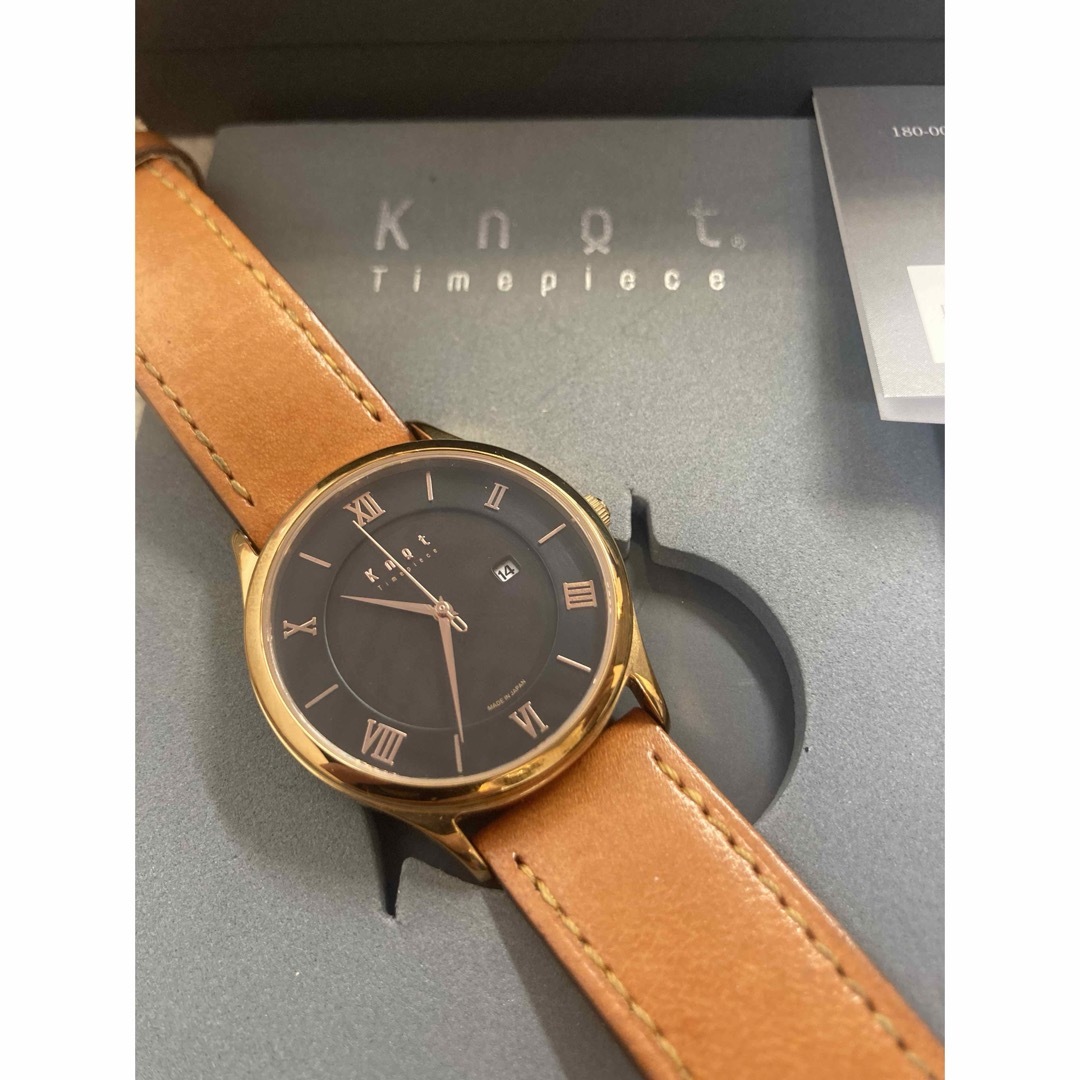 KNOT(ノット)の【稼働品】knot CS-32 レディース 腕時計 ソーラー充電  栃木レザー レディースのファッション小物(腕時計)の商品写真