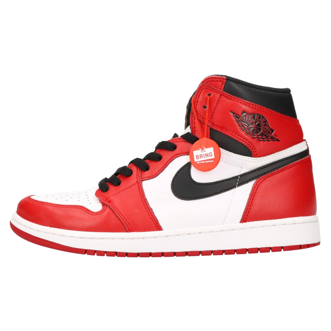 NIKE(ナイキ)のNIKE ナイキ AIR JORDAN 1 RETRO HIGH OG CHICAGO 555088-101 エアジョーダン1ハイカットスニーカー シカゴ US10/28cm ホワイト/レッド メンズの靴/シューズ(スニーカー)の商品写真