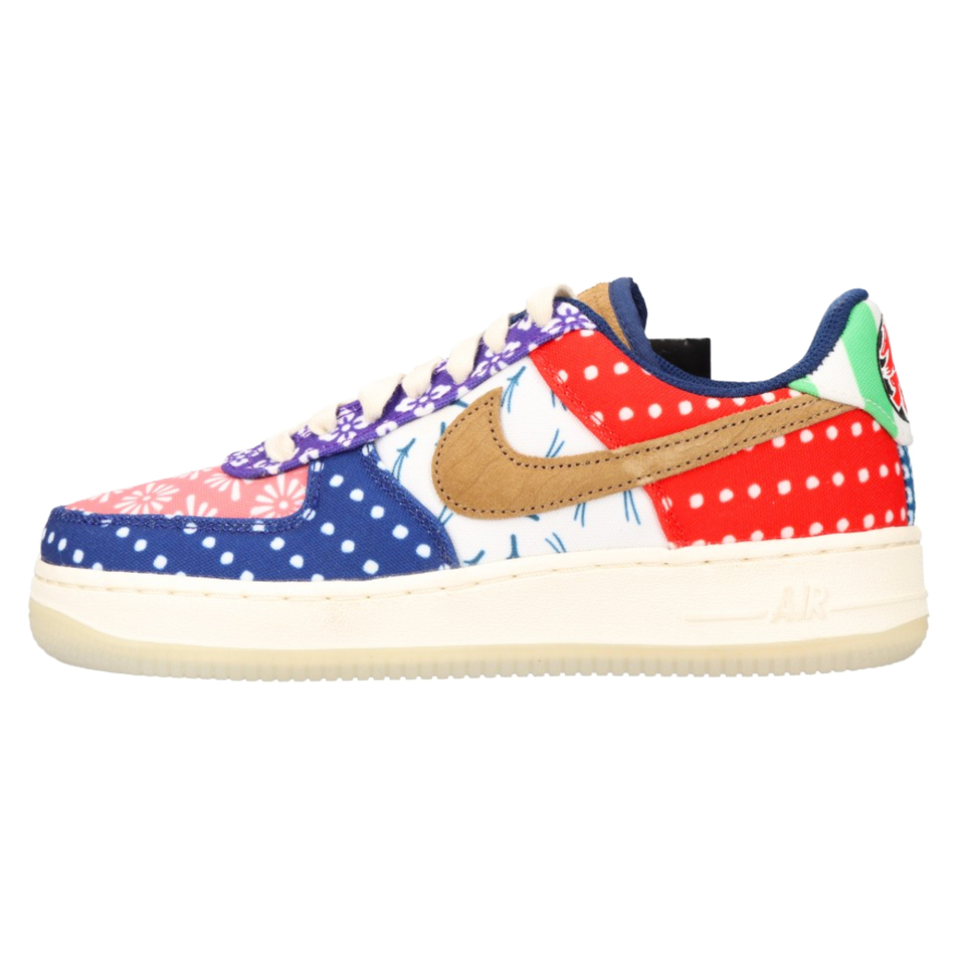 合成繊維底NIKE ナイキ WMNS AIR FORCE 1 07 LV8 RETRO SUMMER ウィメンズ エアフォースワンローカットスニーカー レトロサマー マルチ US6.5/23.5cm DM6229-470