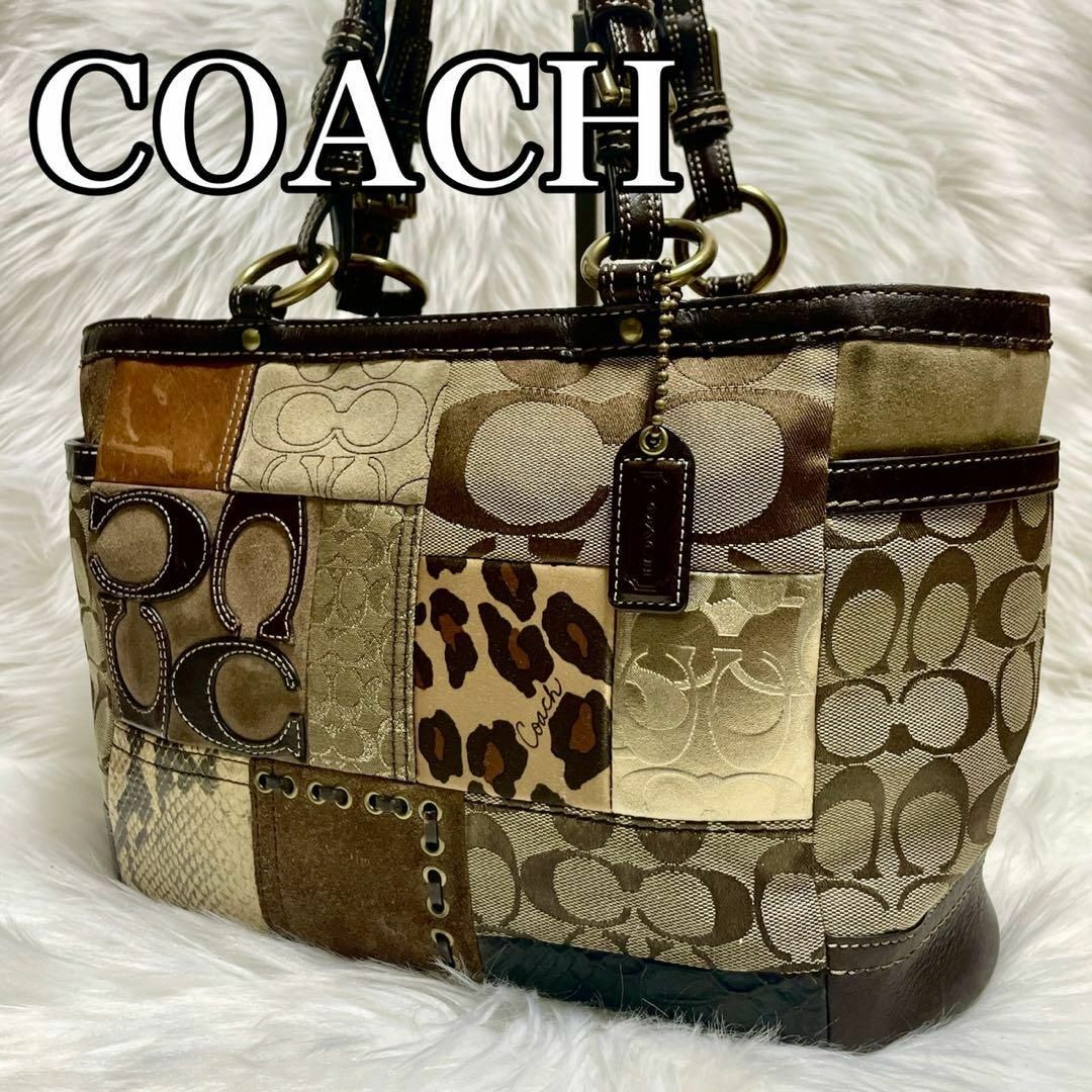 COACH(コーチ)のCOACH コーチ　フォール パッチワーク ギャラリートートバッグ 11495 レディースのバッグ(トートバッグ)の商品写真