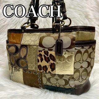 コーチ(COACH)のCOACH コーチ　フォール パッチワーク ギャラリートートバッグ 11495(トートバッグ)