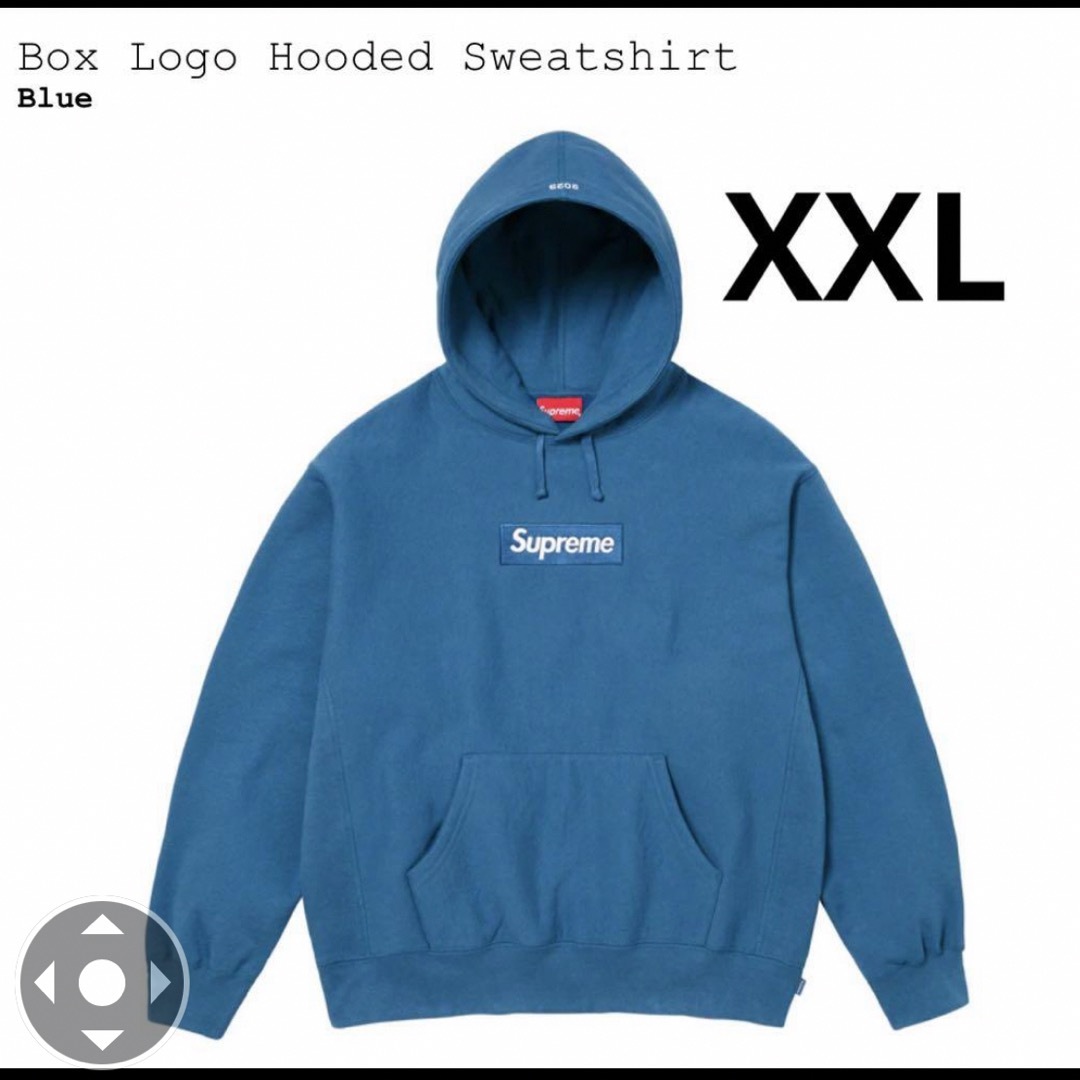 Supreme Box Logo Hooded Sweatshirt "Blue メンズのトップス(パーカー)の商品写真