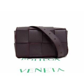 ボッテガヴェネタ(Bottega Veneta)の■極美品■ BOTTEGA VENETA ボッテガヴェネタ カセット レザー べルトバッグ ボディバッグ ウエストバッグ パープル系 AS5213 (その他)