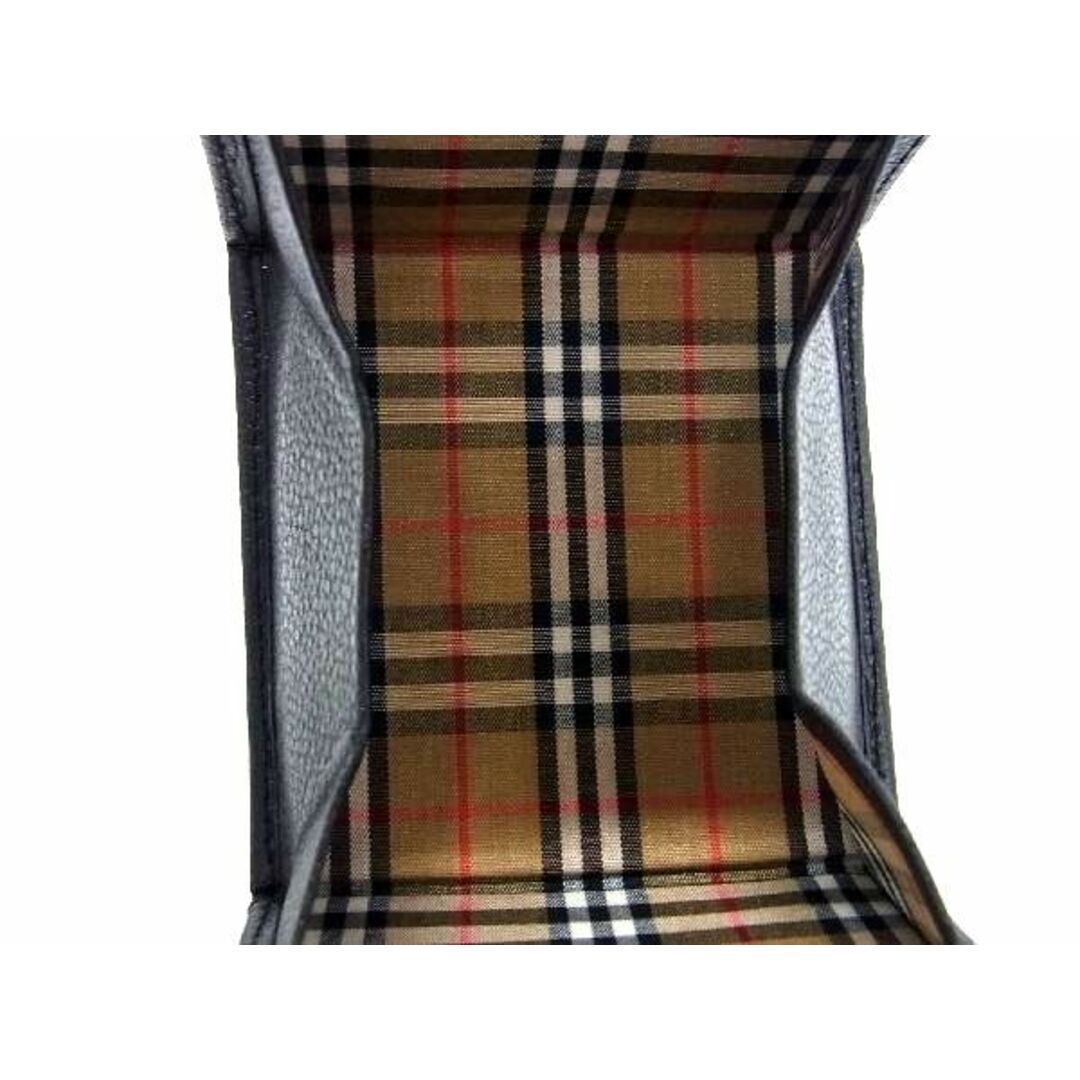 BURBERRY(バーバリー)の■新品■未使用■ BURBERRY バーバリー レザー 内部ノバチェック コインケース コインパース 小銭入れ メンズ ブラック系 BF4335  レディースのファッション小物(その他)の商品写真