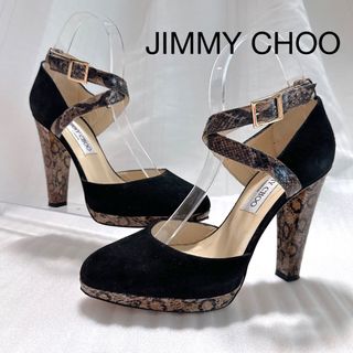 ジミーチュウ(JIMMY CHOO)のJIMMY CHOO ジミーチュウ　ハイヒール　サンダル　パンプス　靴　美品(ハイヒール/パンプス)