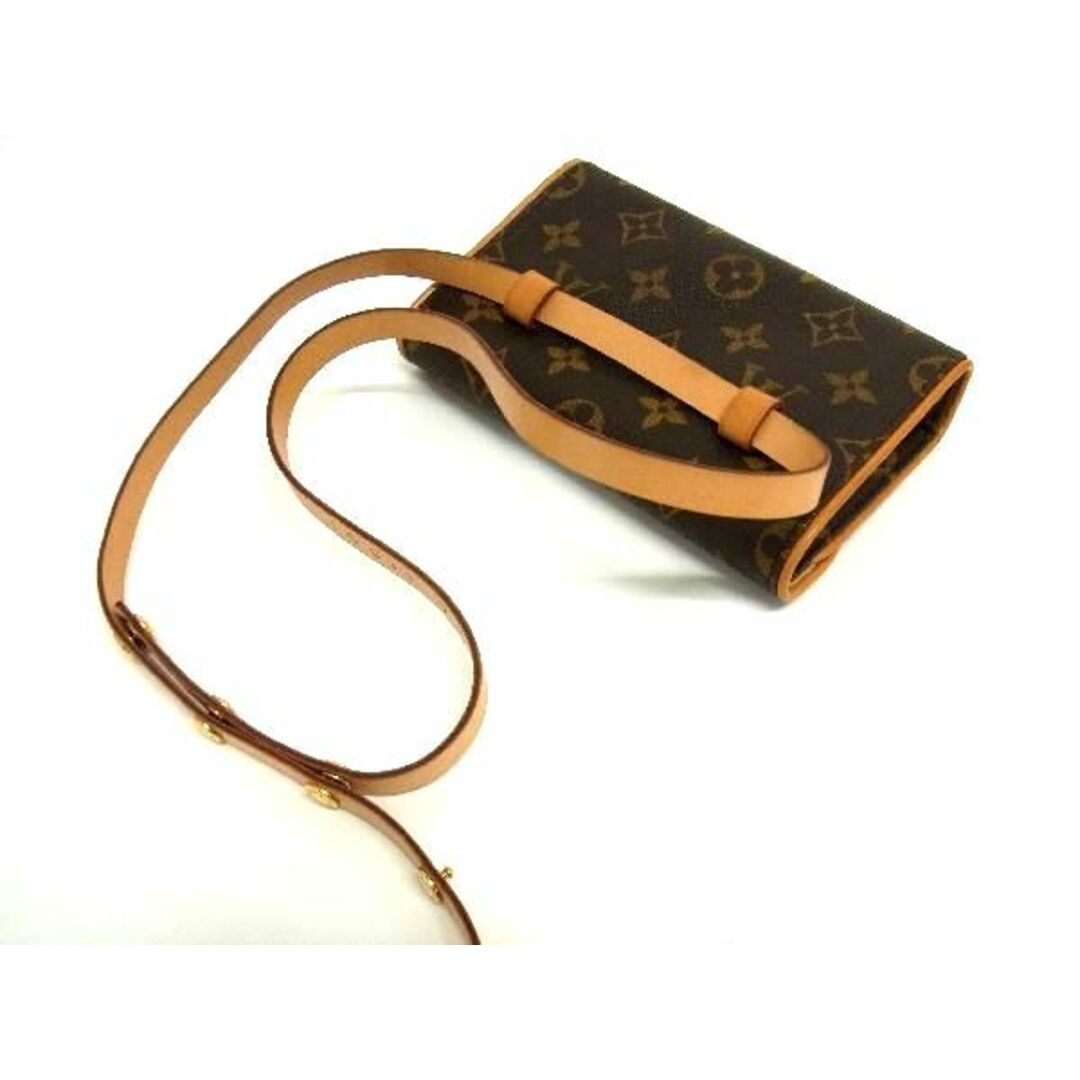 ■極美品■ LOUIS VUITTON ルイヴィトン M51855 モノグラム ポシェット フロランティーヌ ショルダーバッグ ブラウン系 AT3456