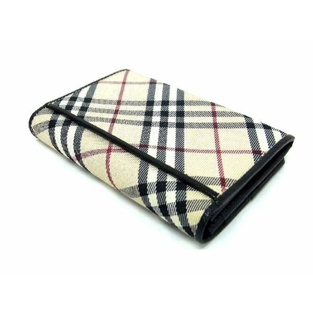 BURBERRY(バーバリー)の■新品■未使用■ BURBERRY バーバリー ノバチェック ナイロン×レザー カードケース 名刺入れ ベージュ系×ブラック系 AU5139  レディースのファッション小物(その他)の商品写真