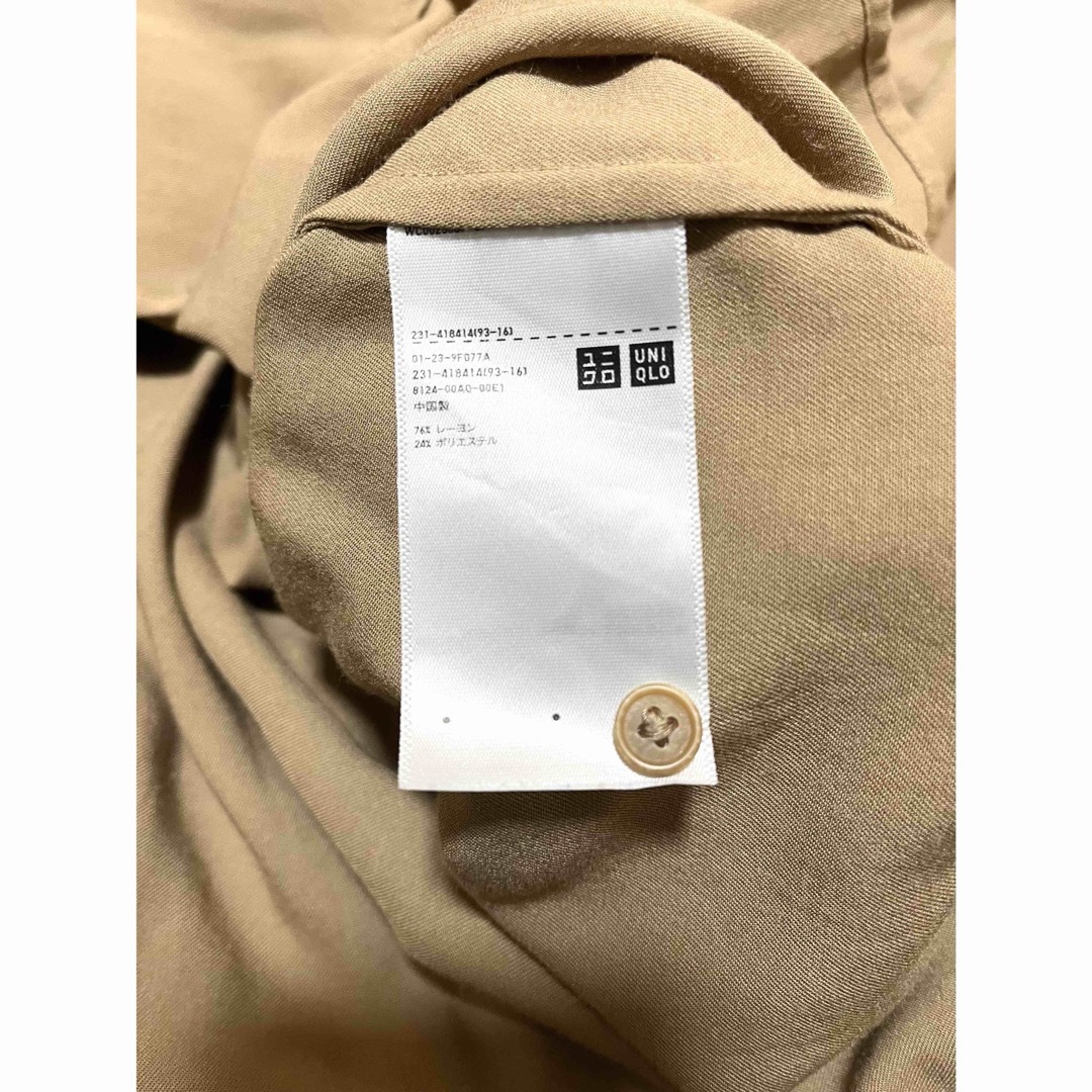 UNIQLO(ユニクロ)のユニクロ レーヨンブラウス（長袖） レディースのトップス(シャツ/ブラウス(長袖/七分))の商品写真