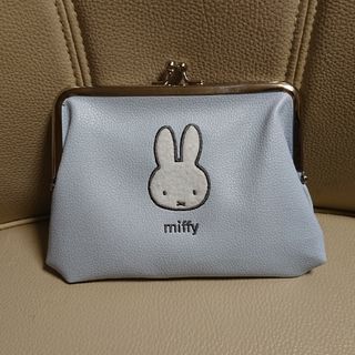 ●miffyがま口ポーチ 水色●(ポーチ)