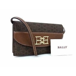 バリー(Bally)の■新品■未使用■ BALLY バリー PVC×レザー クロスボディ ショルダーバッグ ポシェット レディース ブラウン系 AT3220 (トートバッグ)