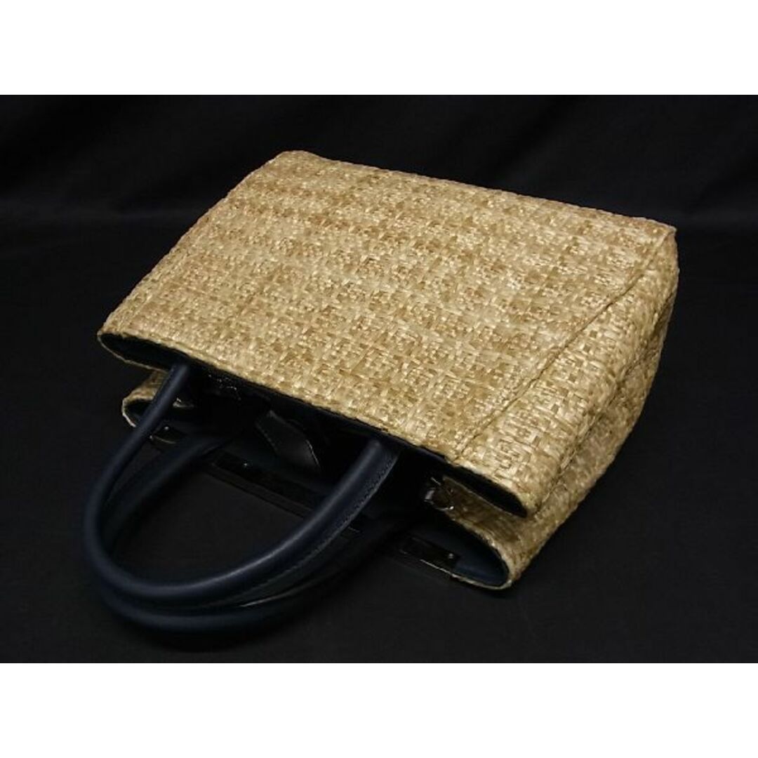 FENDI(フェンディ)の■極美品■ FENDI フェンディ プチトゥージュール ストロー 2WAY ハンドバッグ ショルダー レディース ベージュ系 BG5905  レディースのバッグ(ハンドバッグ)の商品写真