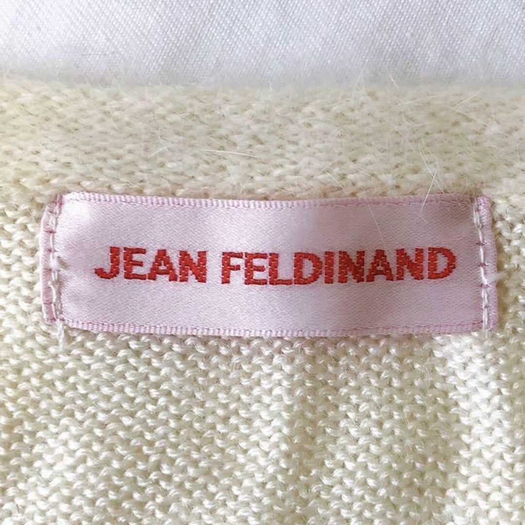 美品　JEAN FELDINAND　ニット　ホワイト系　M レディースのトップス(ニット/セーター)の商品写真