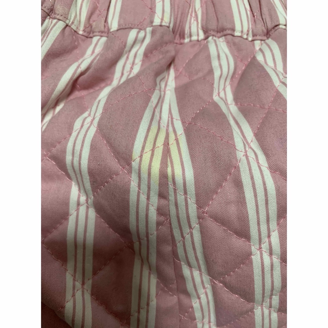 ZARA(ザラ)のロージーモンスター　ストライプ　キルティングショートパンツ　ピンク　新品未使用 レディースのパンツ(ショートパンツ)の商品写真