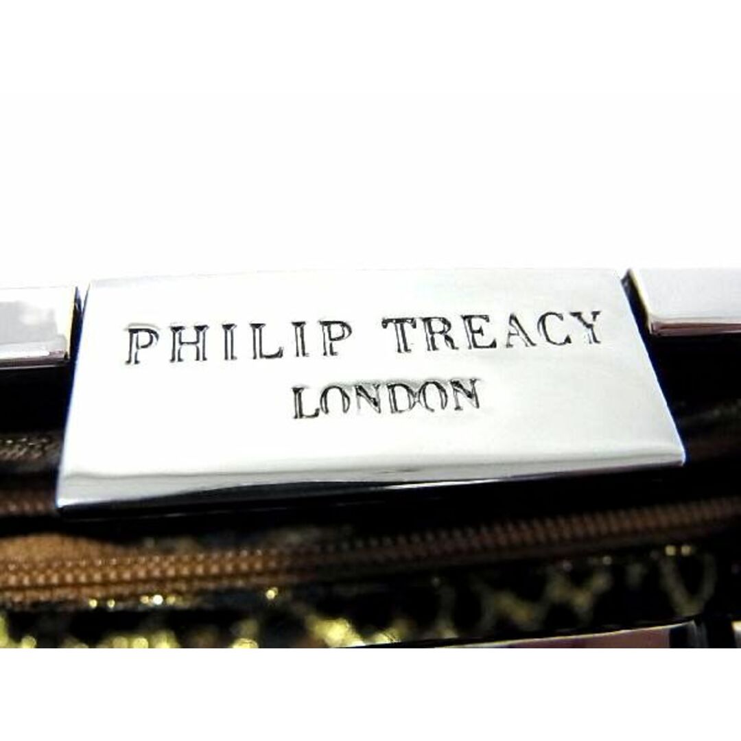 ■新品■未使用■ PHILIP TREACY フィリップ トレーシー スエード ミラー付き クラッチバッグ セカンドバッグ パープル系 BE8316  レディースのバッグ(クラッチバッグ)の商品写真