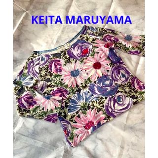 ケイタマルヤマ(KEITA MARUYAMA TOKYO PARIS)のKEITA MARUYAMA ケイタマルヤマ ニット 花柄 フラワー アンゴラ(ニット/セーター)