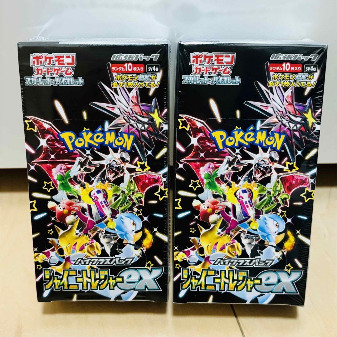 今日中発送しますポケモンカード　シャイニートレジャーex　シュリンク付　2BOX