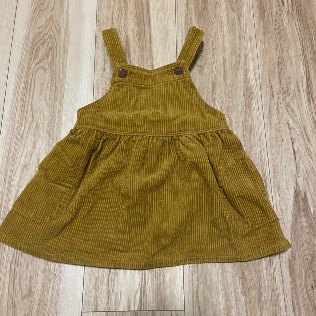 ZARA KIDS(ザラキッズ)のZARA コーデュロイ　ジャンパースカート キッズ/ベビー/マタニティのベビー服(~85cm)(ワンピース)の商品写真